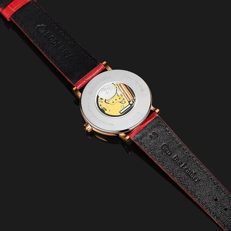 FLOWER - Swiss Quartz Movement Watch| Rose Gold & Bamboo