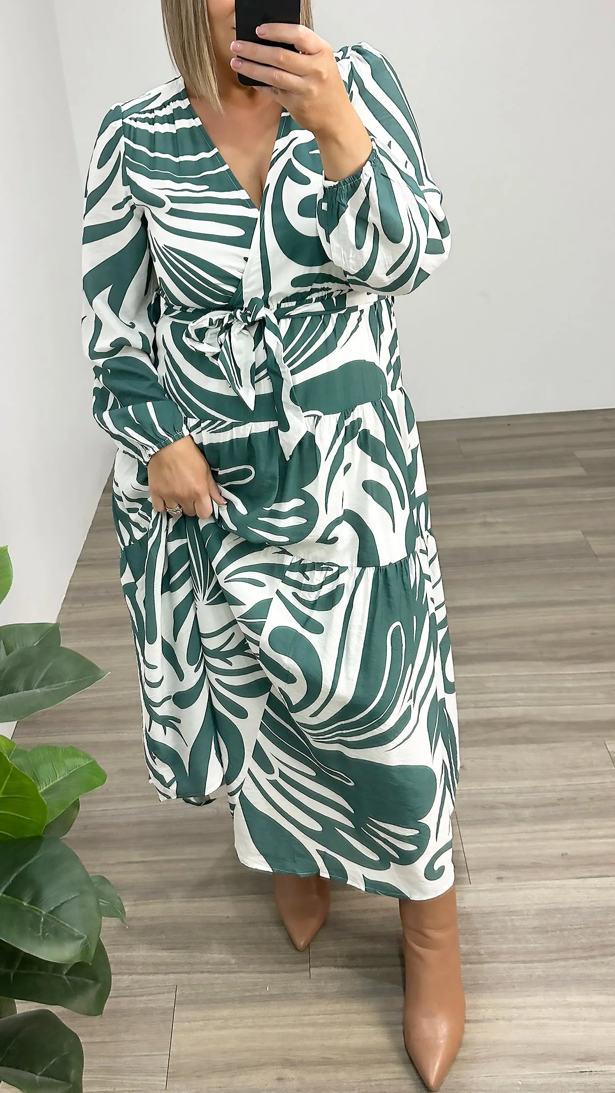 Freya Cross Over Midi Dress