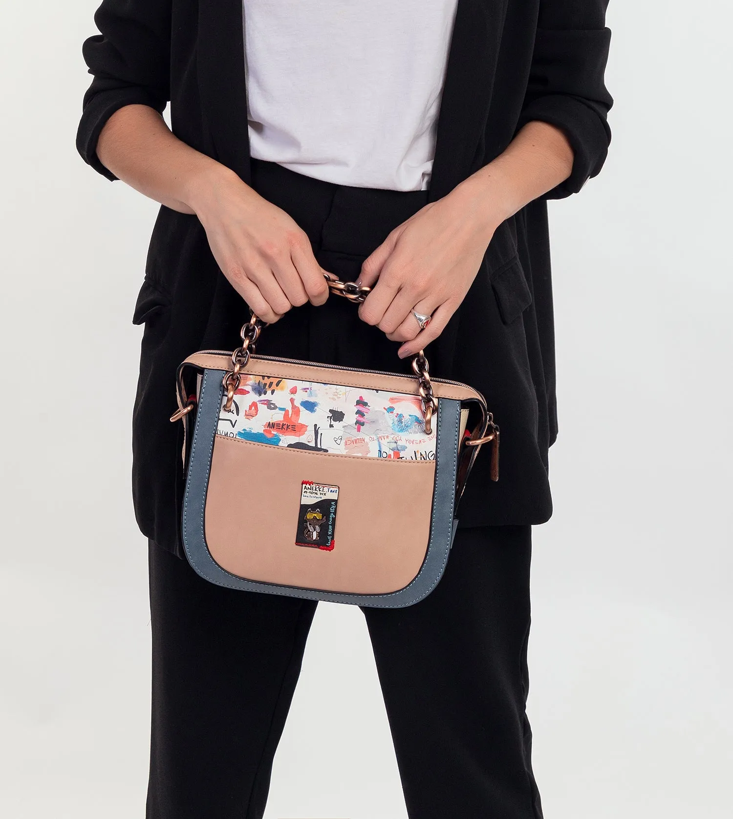 Fun & Music Shoulder bag with metal handle Fun & Music