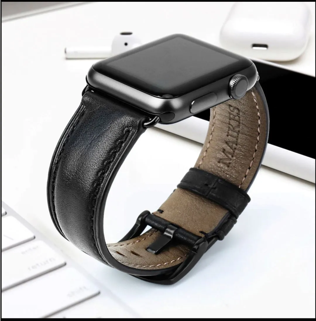 Furper APL088 Genuine Leather Straps For All Apple Watch Series