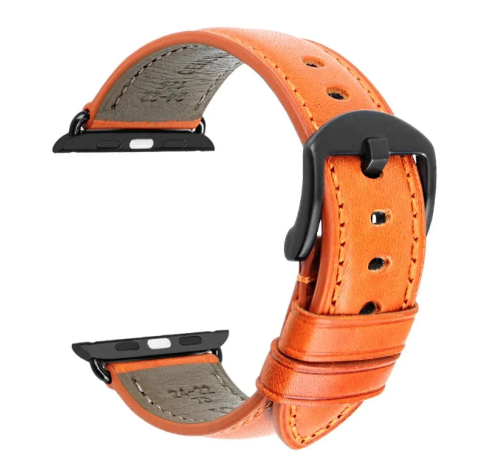 Furper APL088 Genuine Leather Straps For All Apple Watch Series
