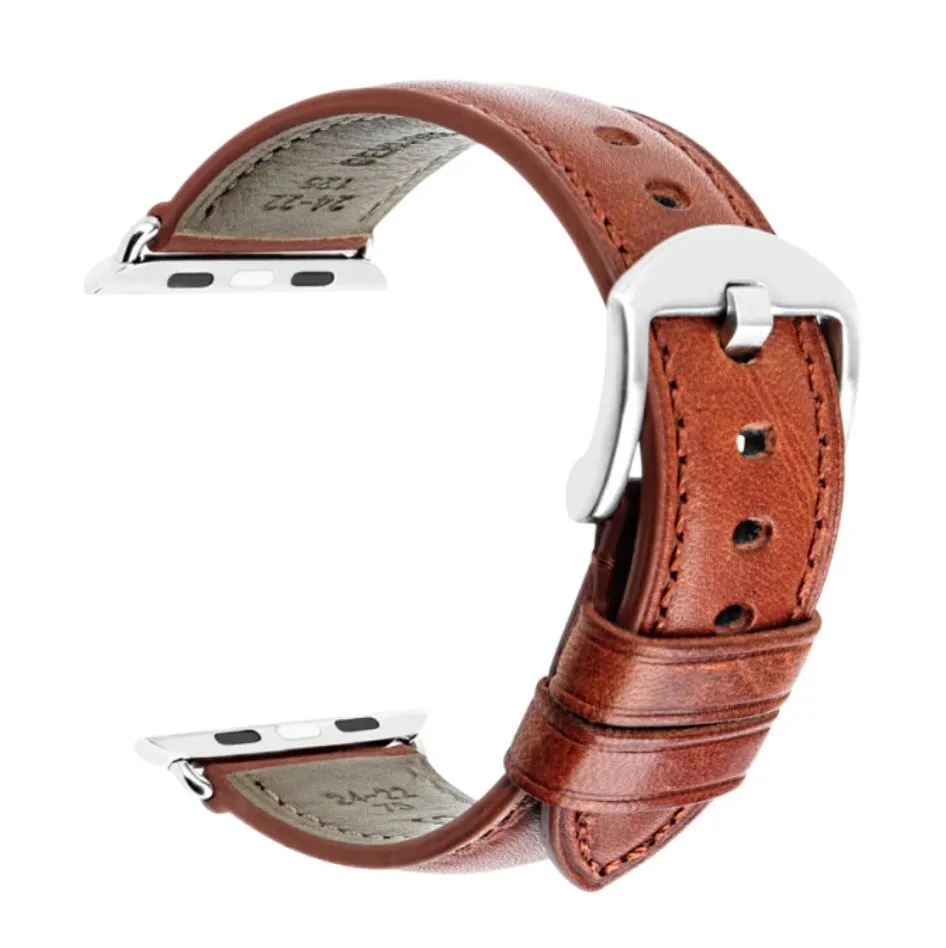 Furper APL088 Genuine Leather Straps For All Apple Watch Series