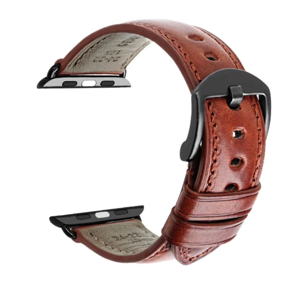 Furper APL088 Genuine Leather Straps For All Apple Watch Series