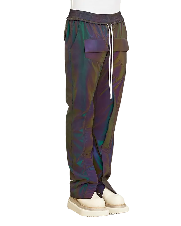 GB RAINBOW REFLECTIVE NYLON SWEATPANTS