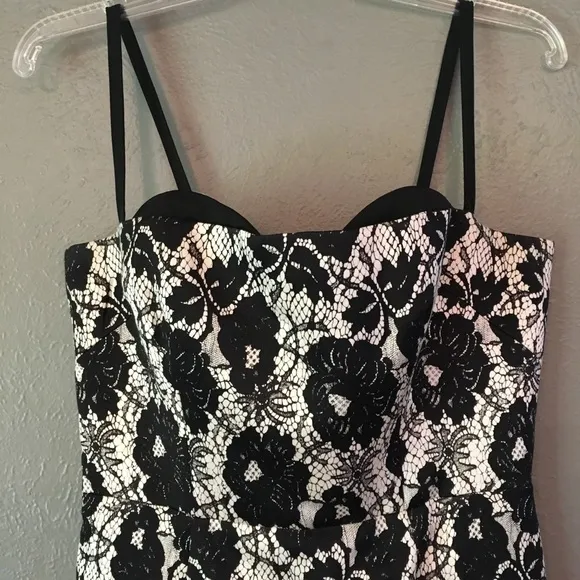 Genevieve Lace Illusion Original Milly of New York Dress.