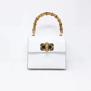[GERMAN FUENTES] DUNDEE LEATHER BAG - WHITE