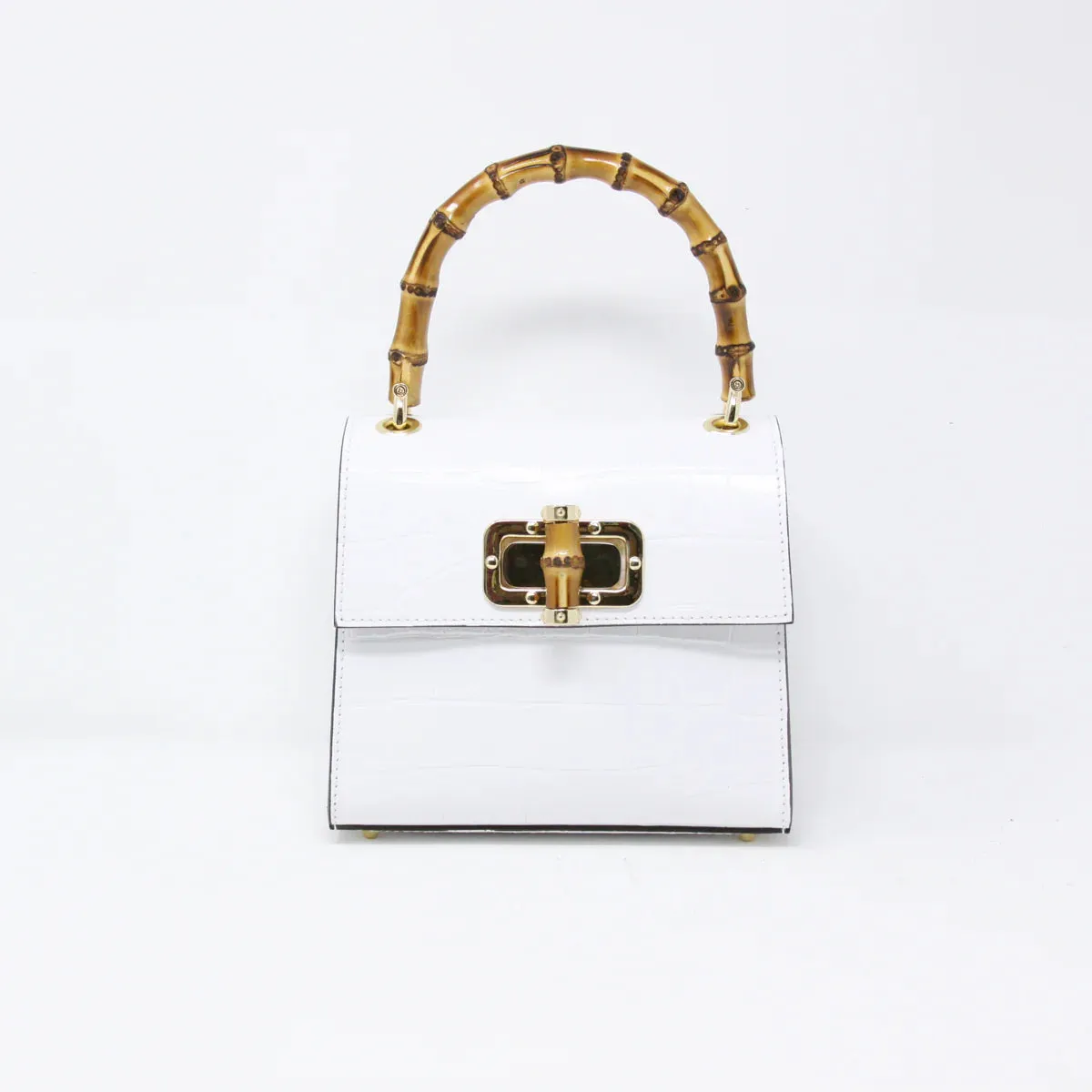 [GERMAN FUENTES] DUNDEE LEATHER BAG - WHITE
