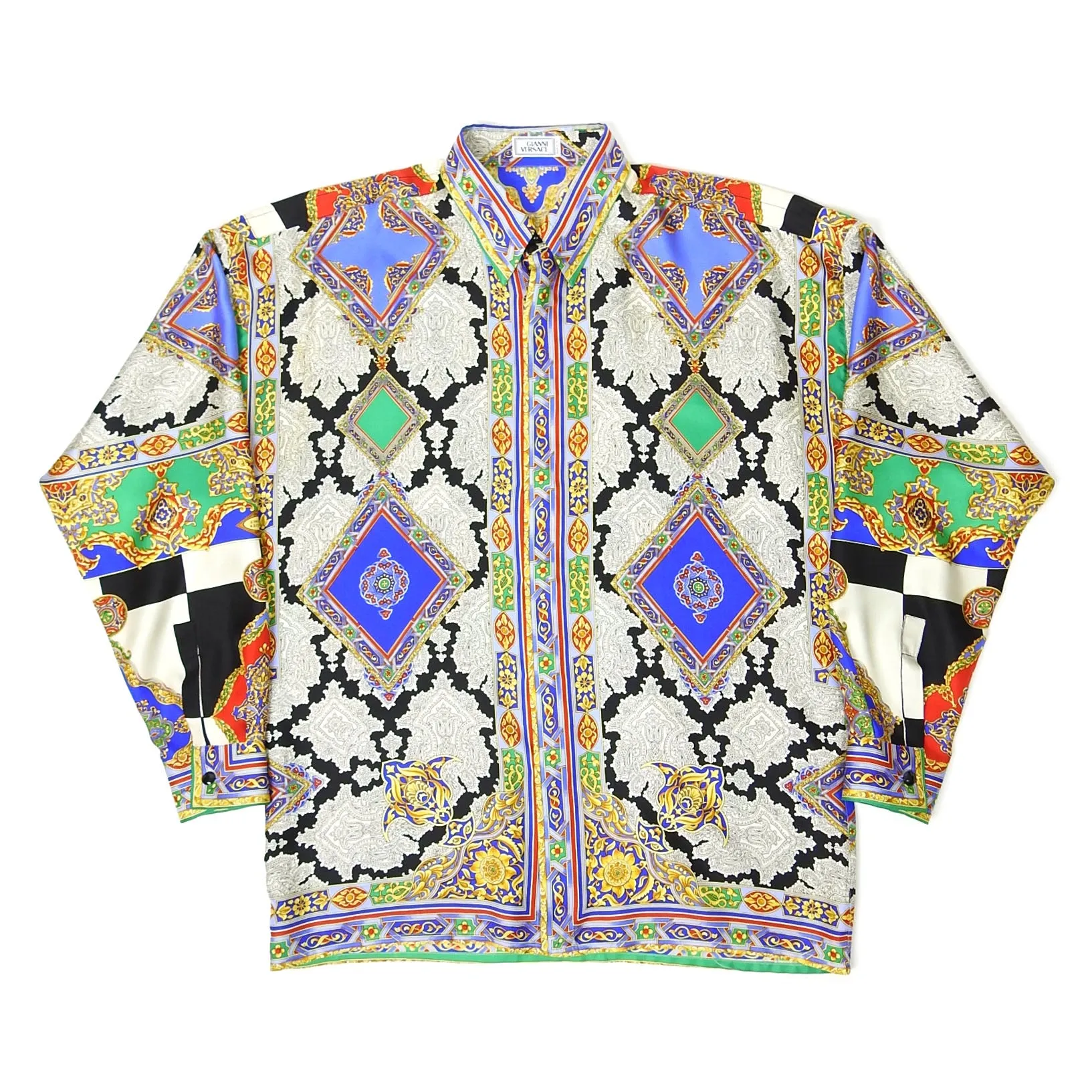 Gianni Versace Silk Shirt Size 48