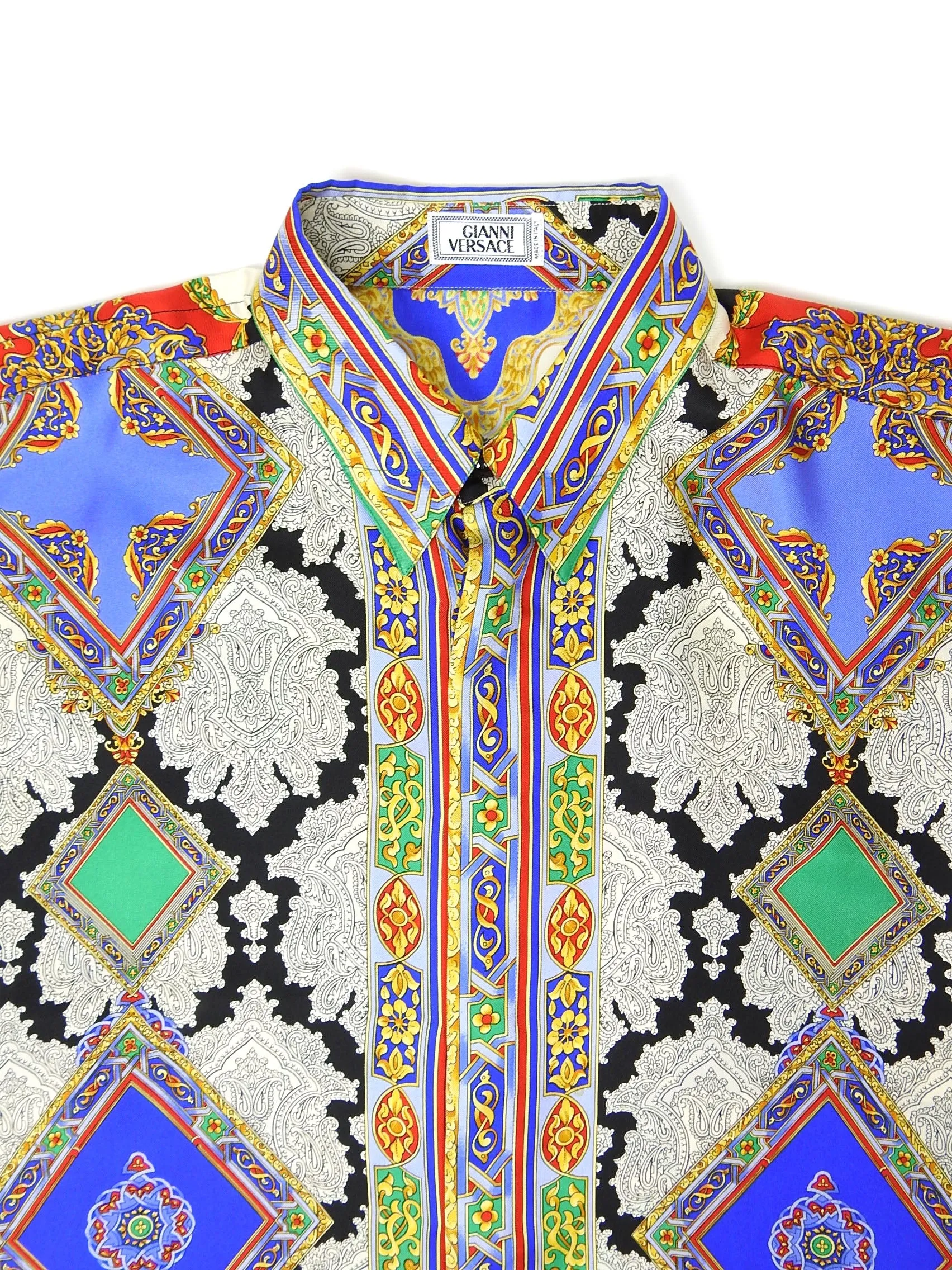 Gianni Versace Silk Shirt Size 48