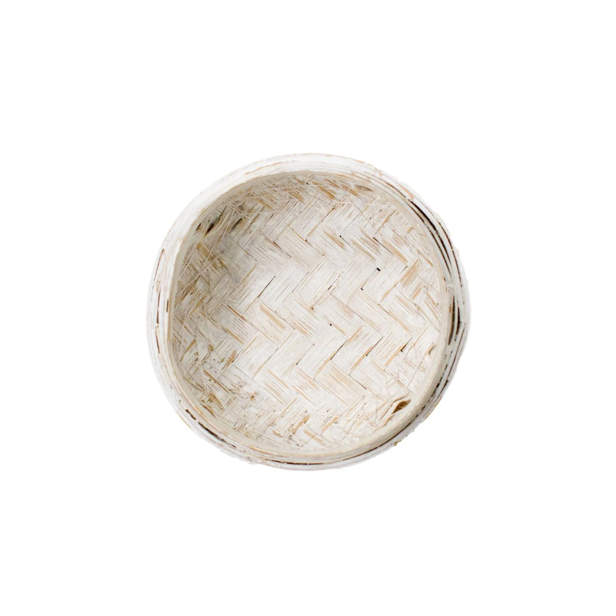 Gili Shell Bowl with Lid - White by POPPY   SAGE