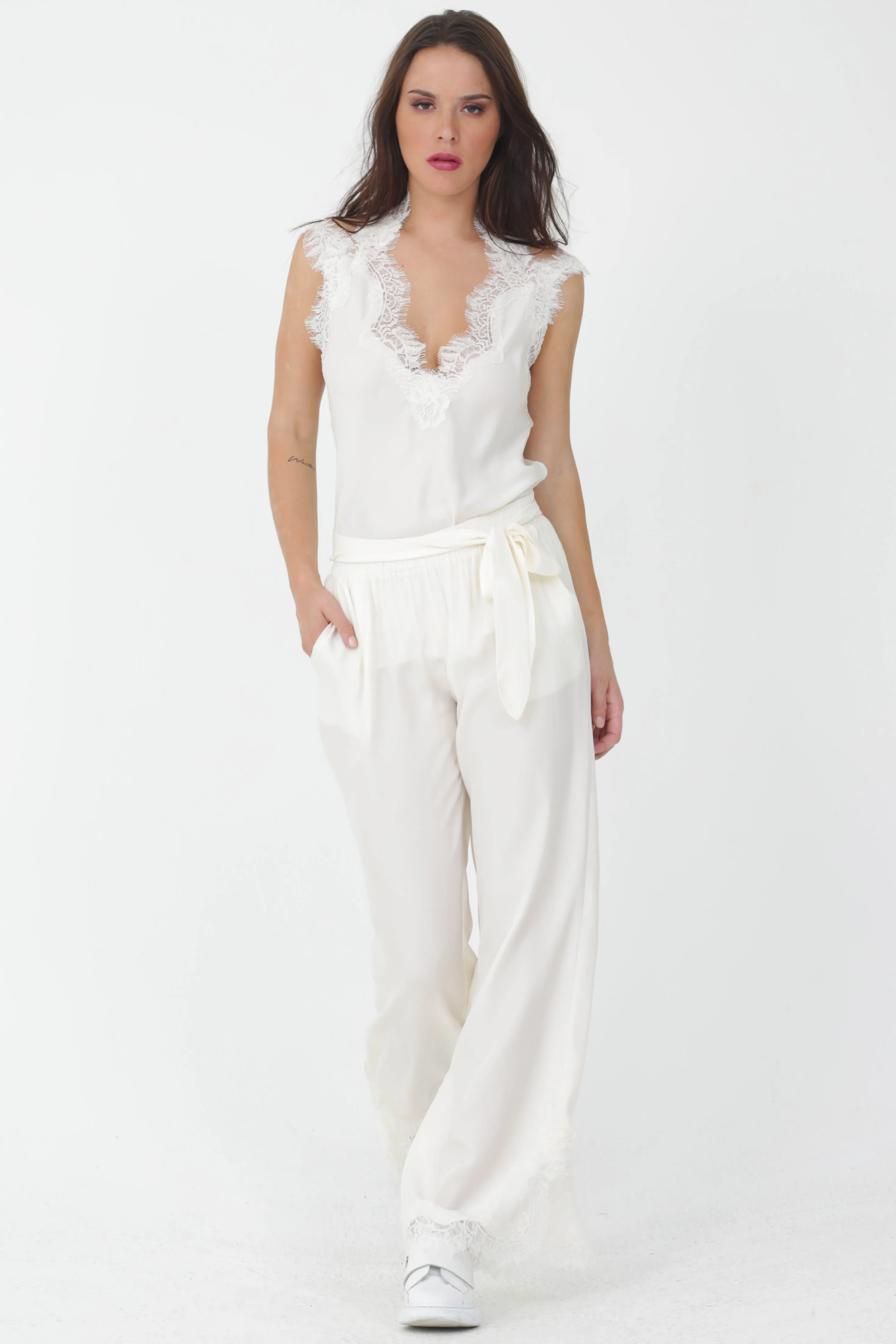 Gina Lace Camisole Dove