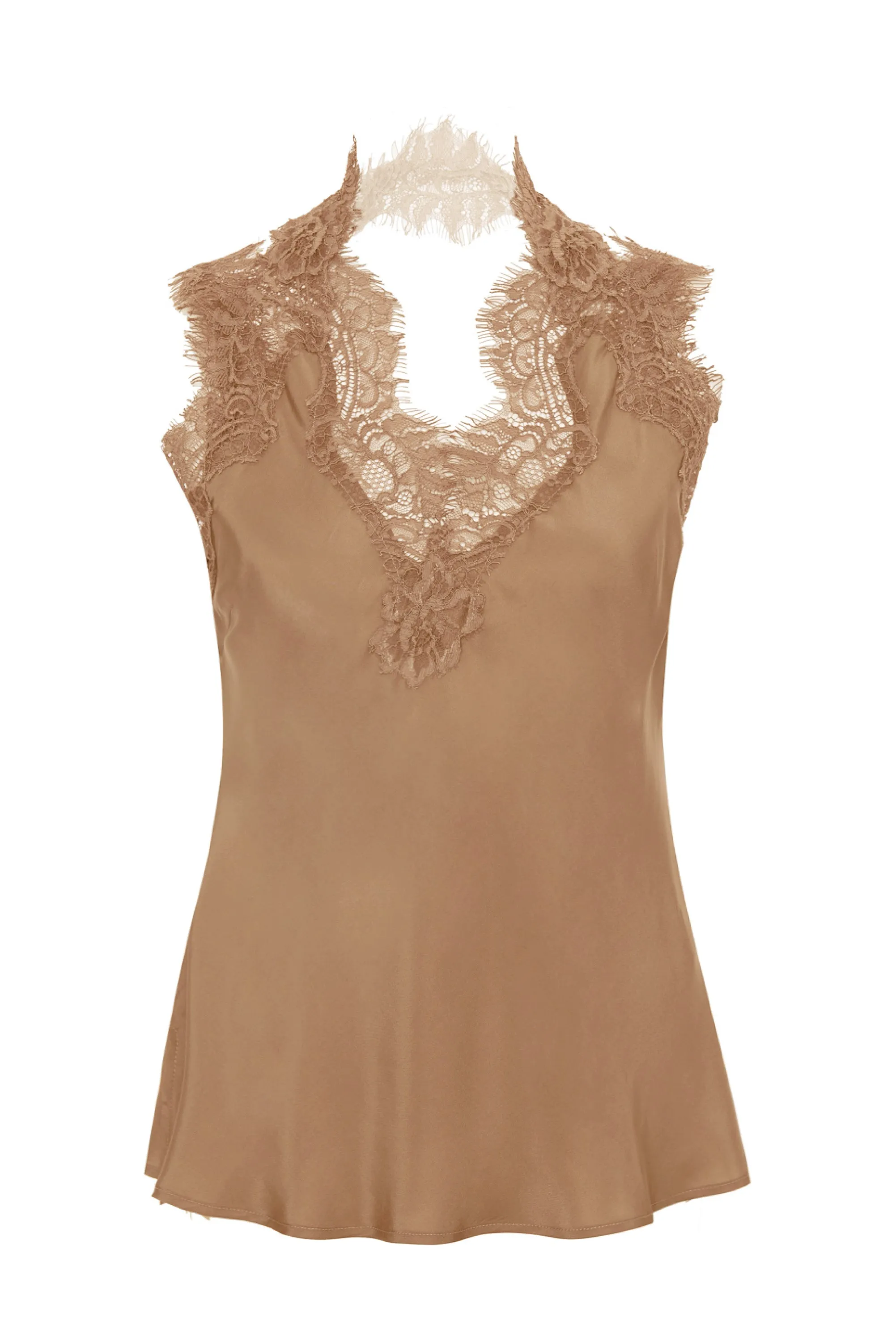 Gina Lace Camisole Fall Camel
