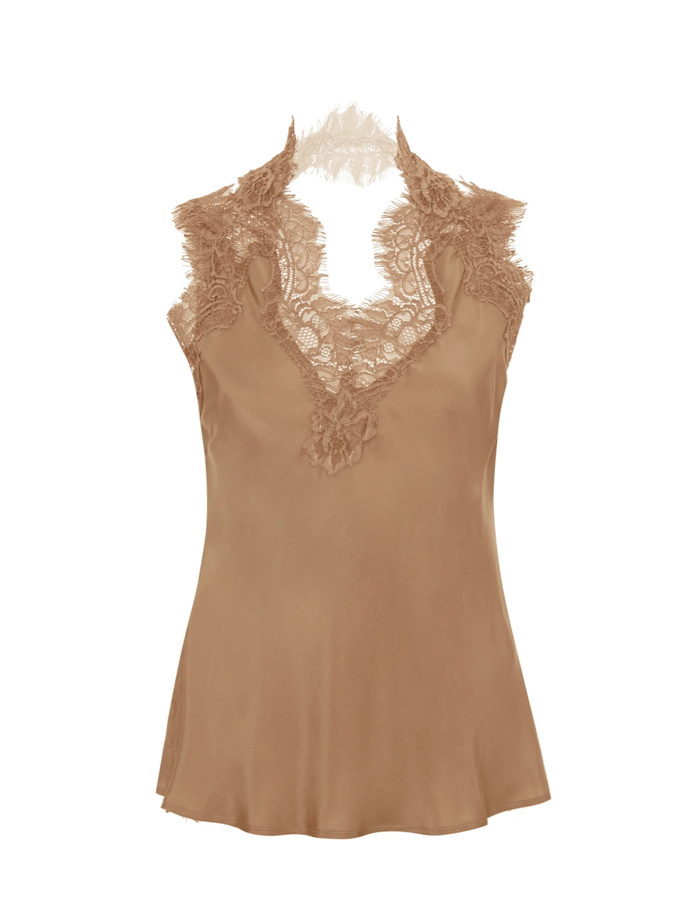 Gina Lace Camisole Fall Camel