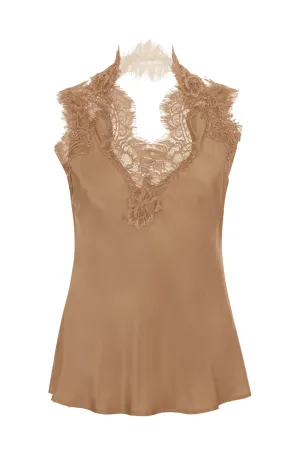 Gina Lace Camisole Fall Camel