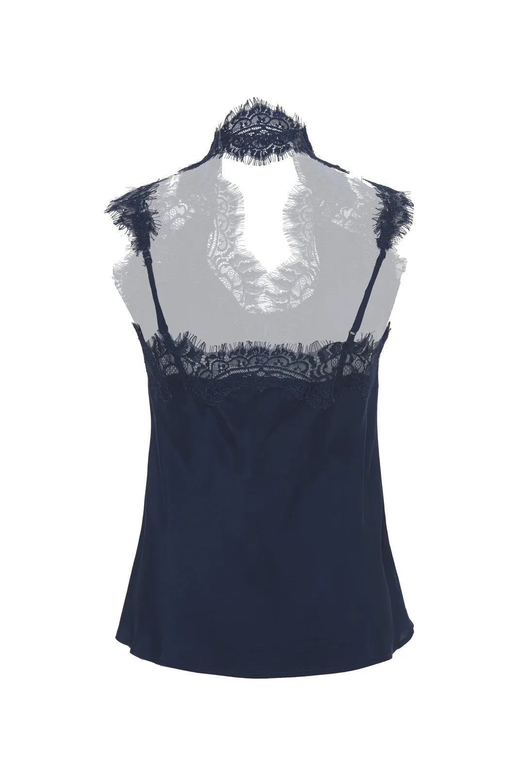 Gina Lace Camisole Navy