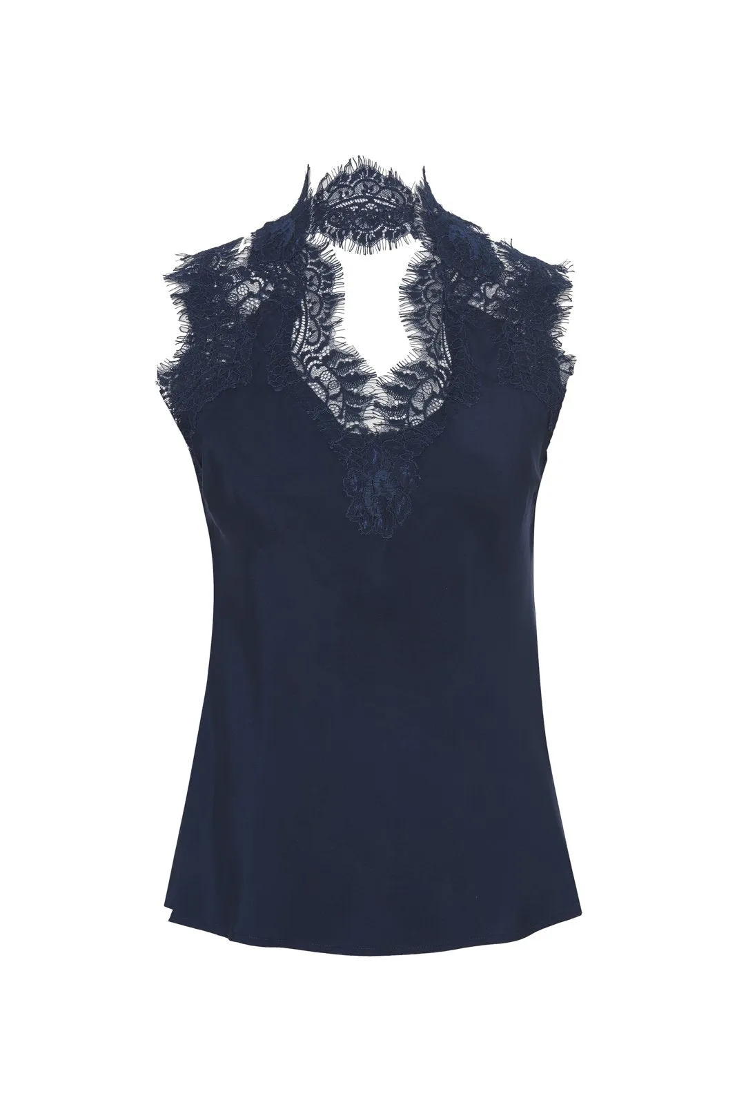 Gina Lace Camisole Navy