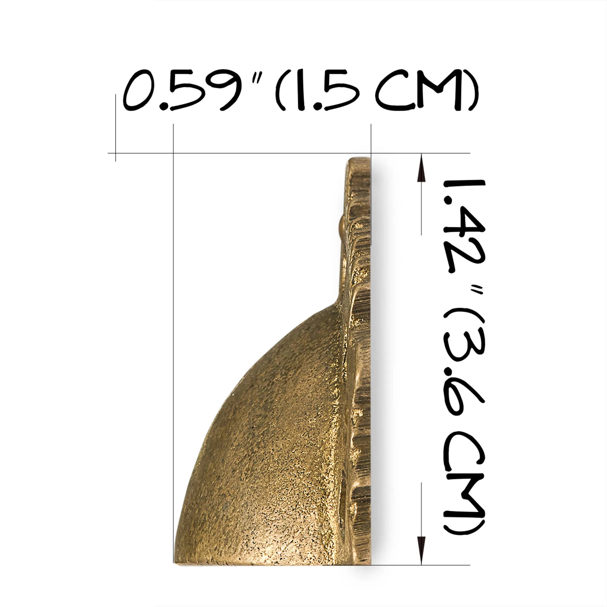 Golden Gear Handle Pulls 3" - Set of 2