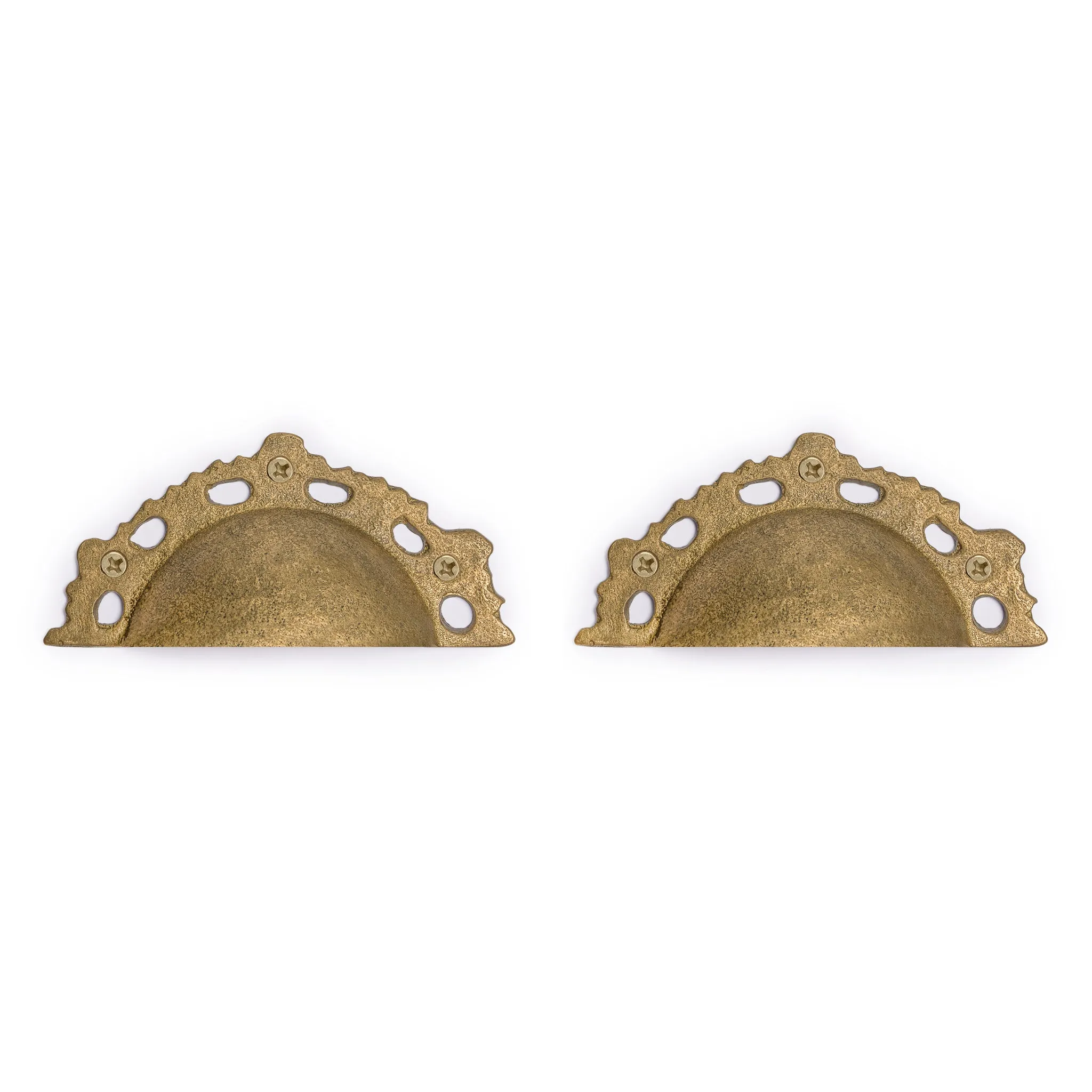 Golden Gear Handle Pulls 3" - Set of 2