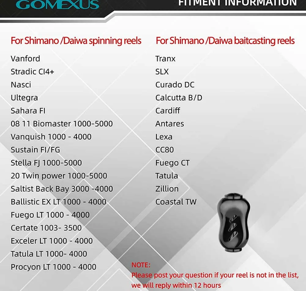 Gomexus Full Black Jedi Series Titanium 22mm Knob