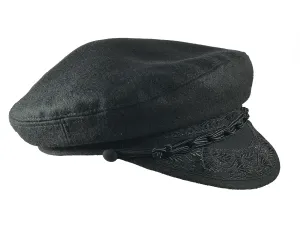 Greek Fisherman's Cap - Cotton / Black