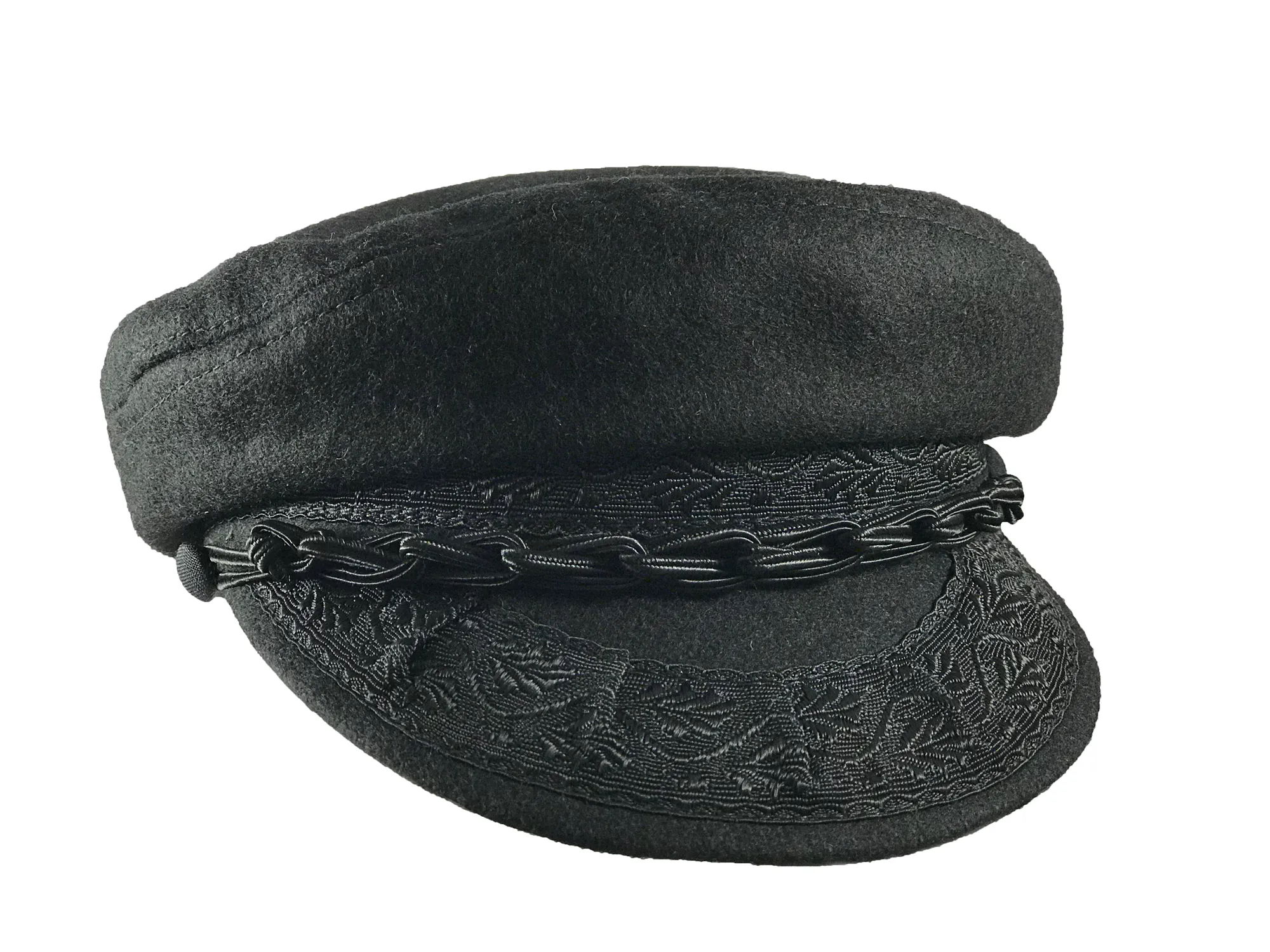 Greek Fisherman's Cap - Cotton / Black