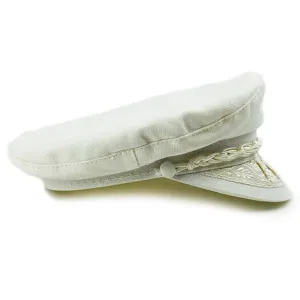 Greek Fisherman's Cap - White