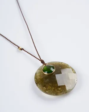 green garnet/chrome diopside sandpiper