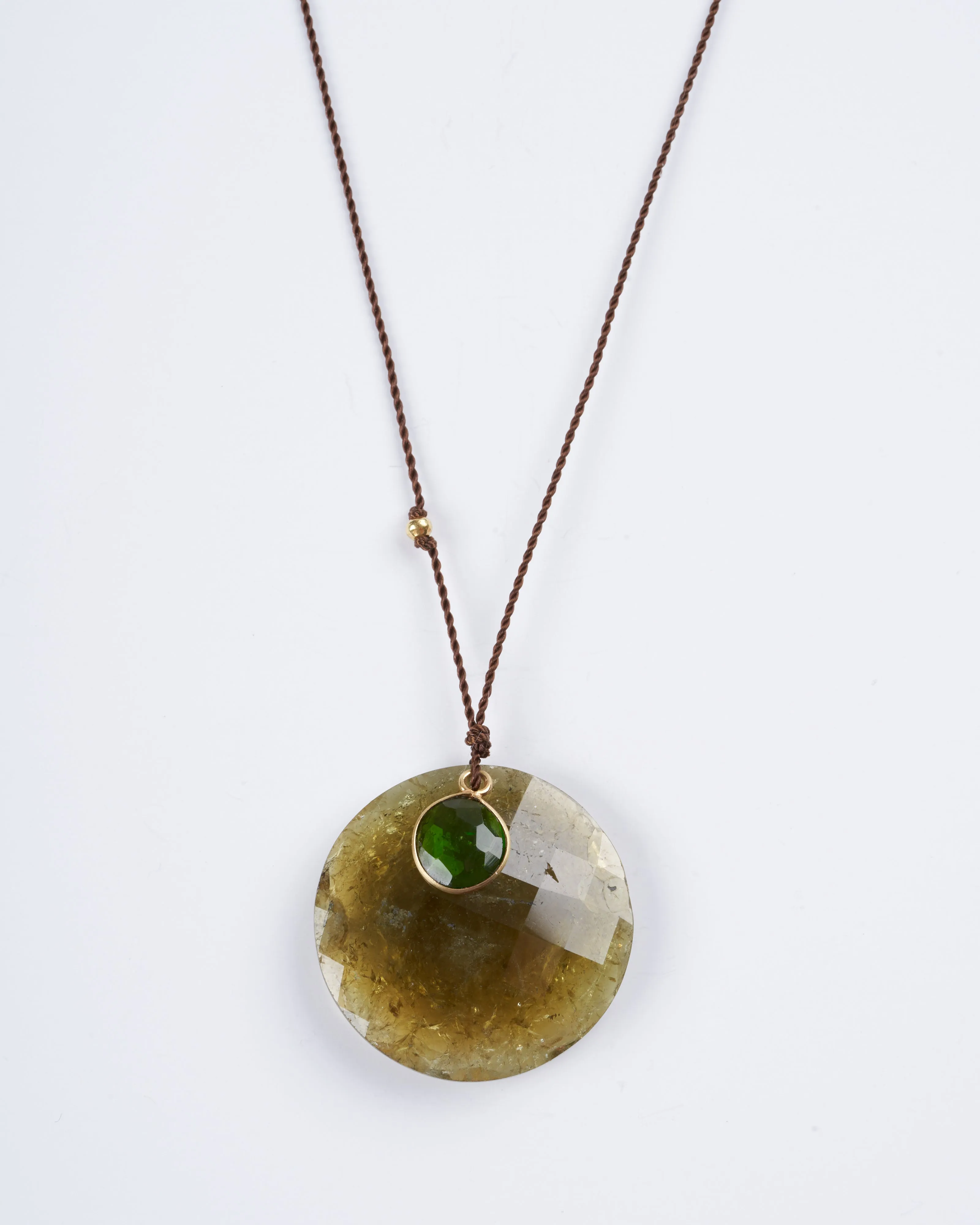 green garnet/chrome diopside sandpiper