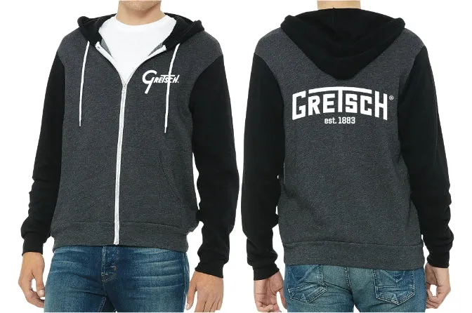 Gretsch Full Zip Fleece Hoodie (Unisex Medium)