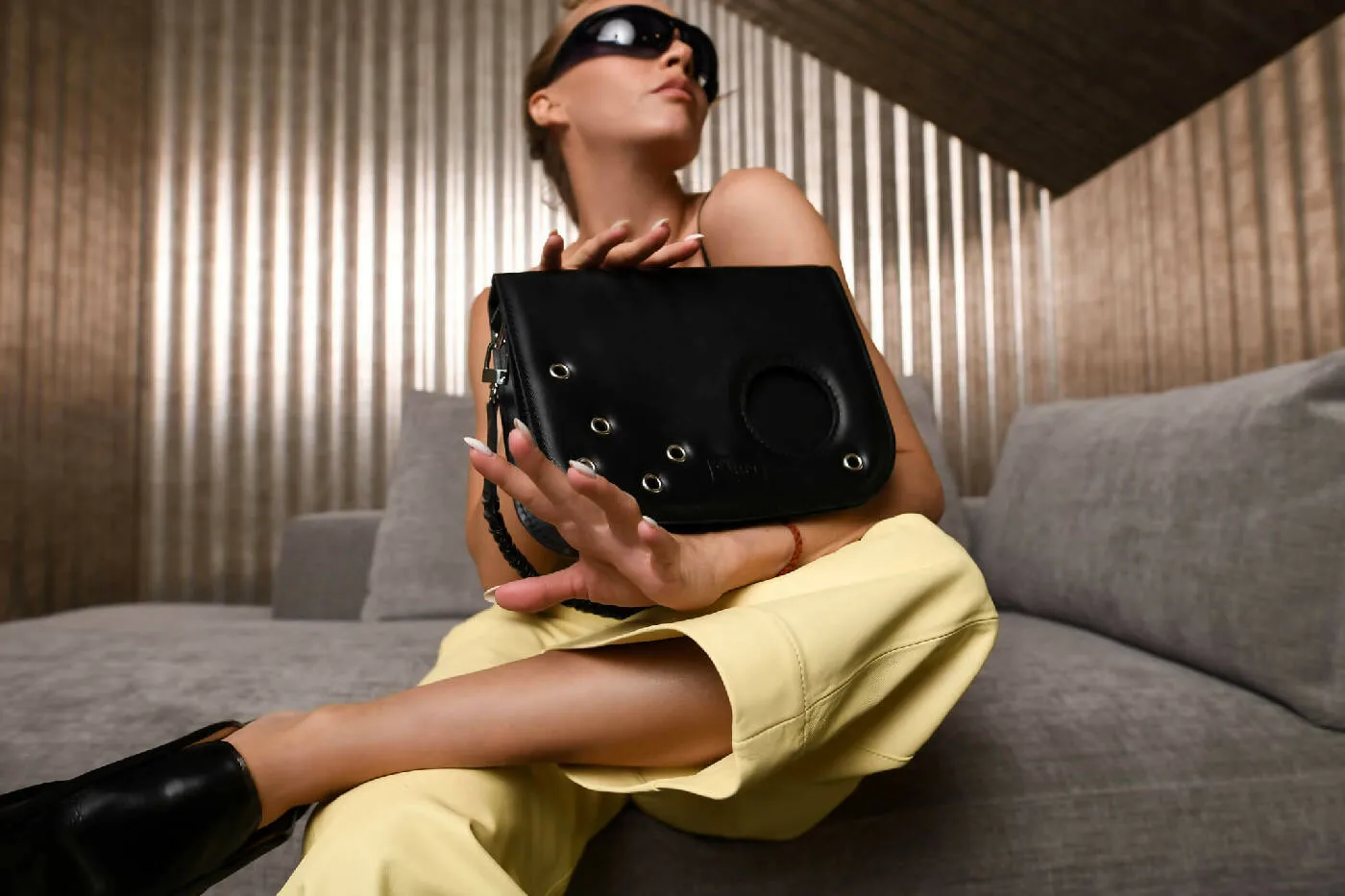 Handbag “Ficus” – black