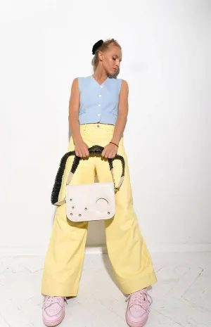 Handbag “Ficus” – creamy