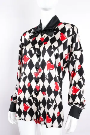Harlequin Hearts & Bows Shirt