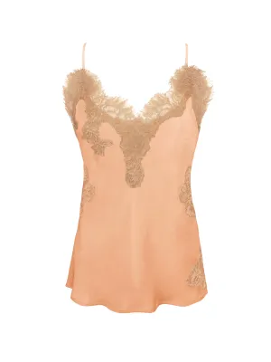 Harper Bias Cami - Peach Sherbet/Dune