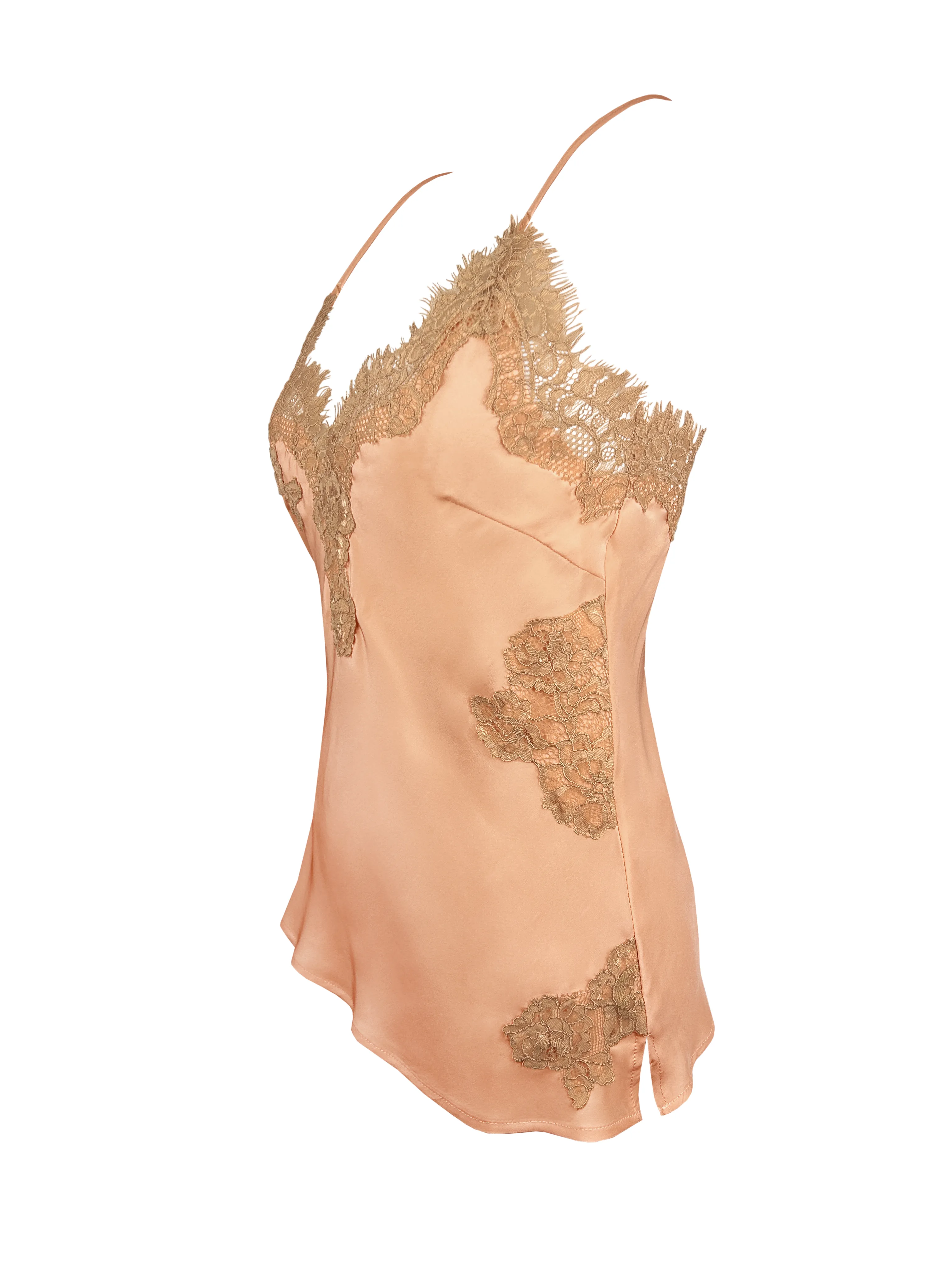 Harper Bias Cami - Peach Sherbet/Dune