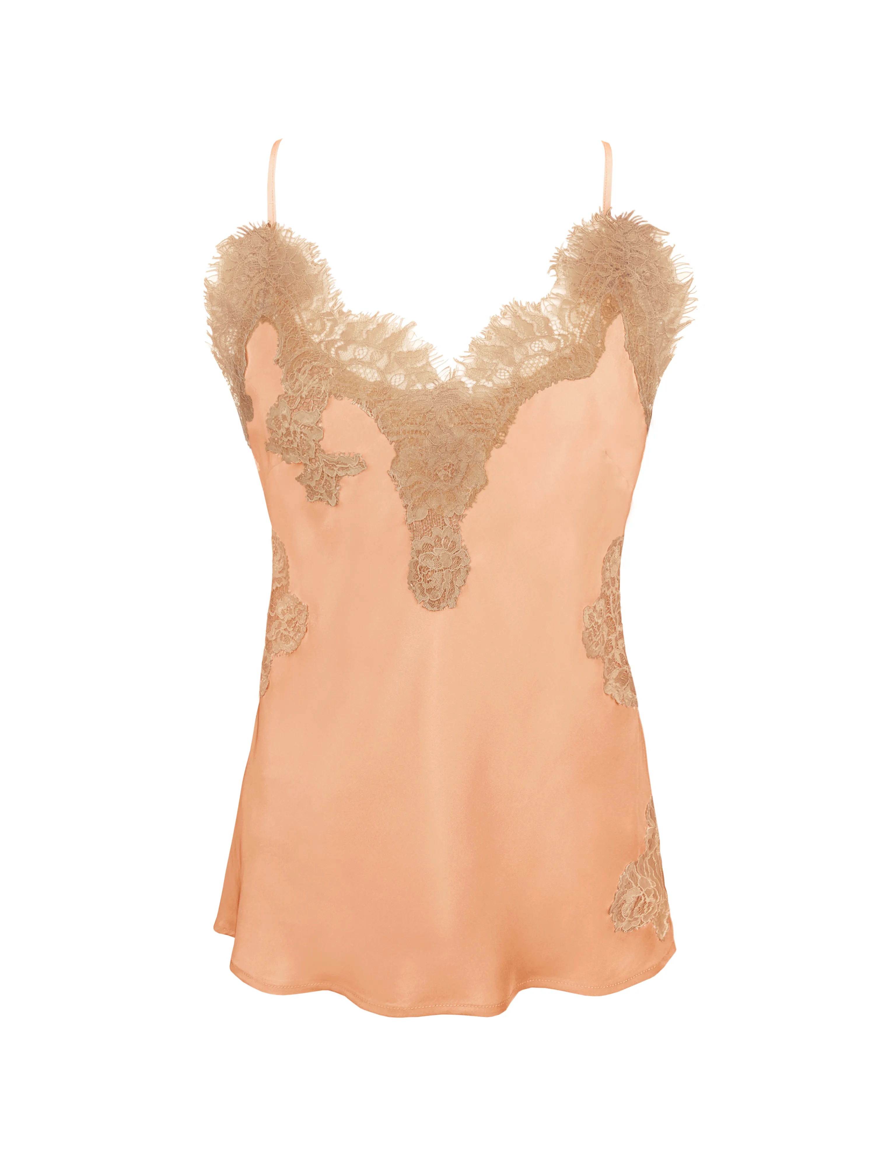 Harper Bias Cami - Peach Sherbet/Dune