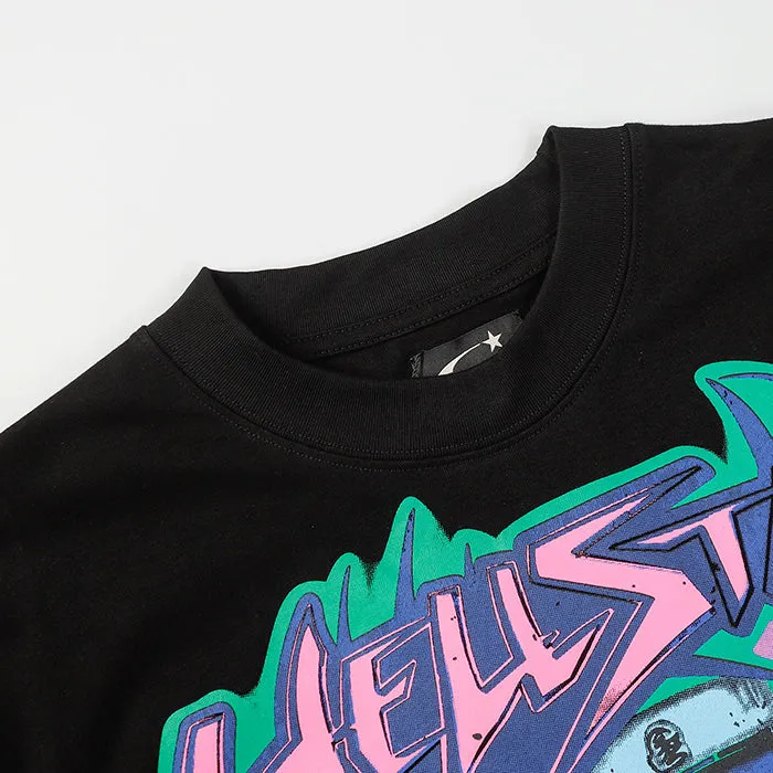 Hellstar Studios Online Cream Long Sleeve Tee
