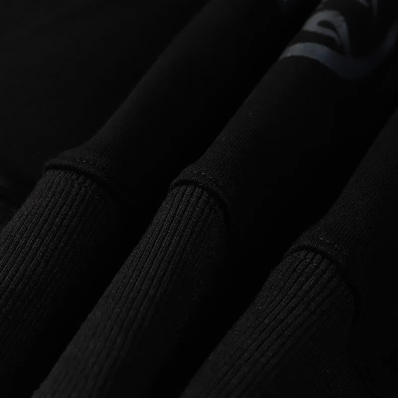 Hellstar Studios 'Records' Crewneck Sweatshirt Heather Black