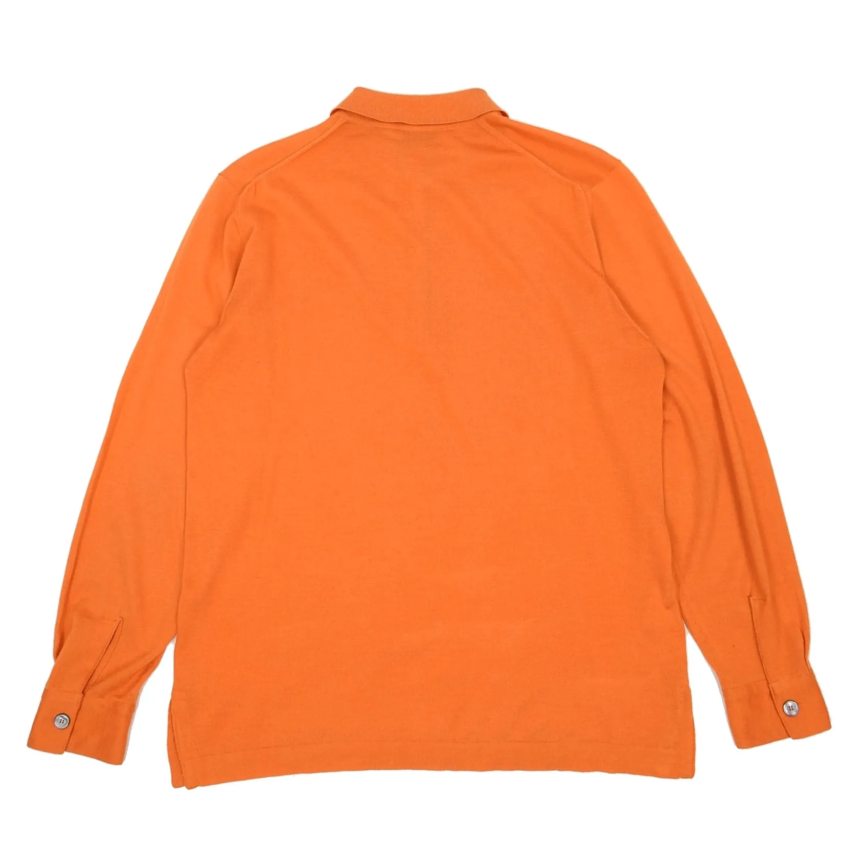 Hermes Orange Cashmere/Silk Sweater Size Small (fits M/L)