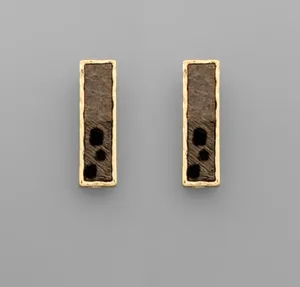 Hide Bar Earrings