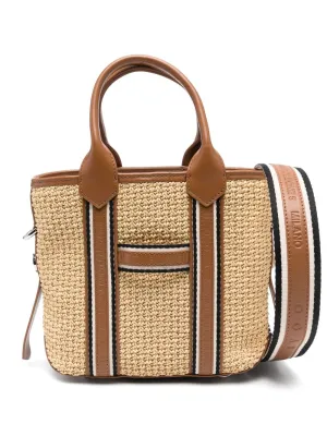 Hogan script small tote bag