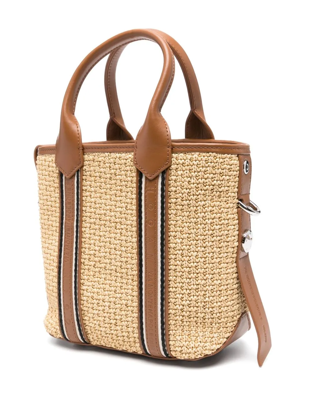 Hogan script small tote bag