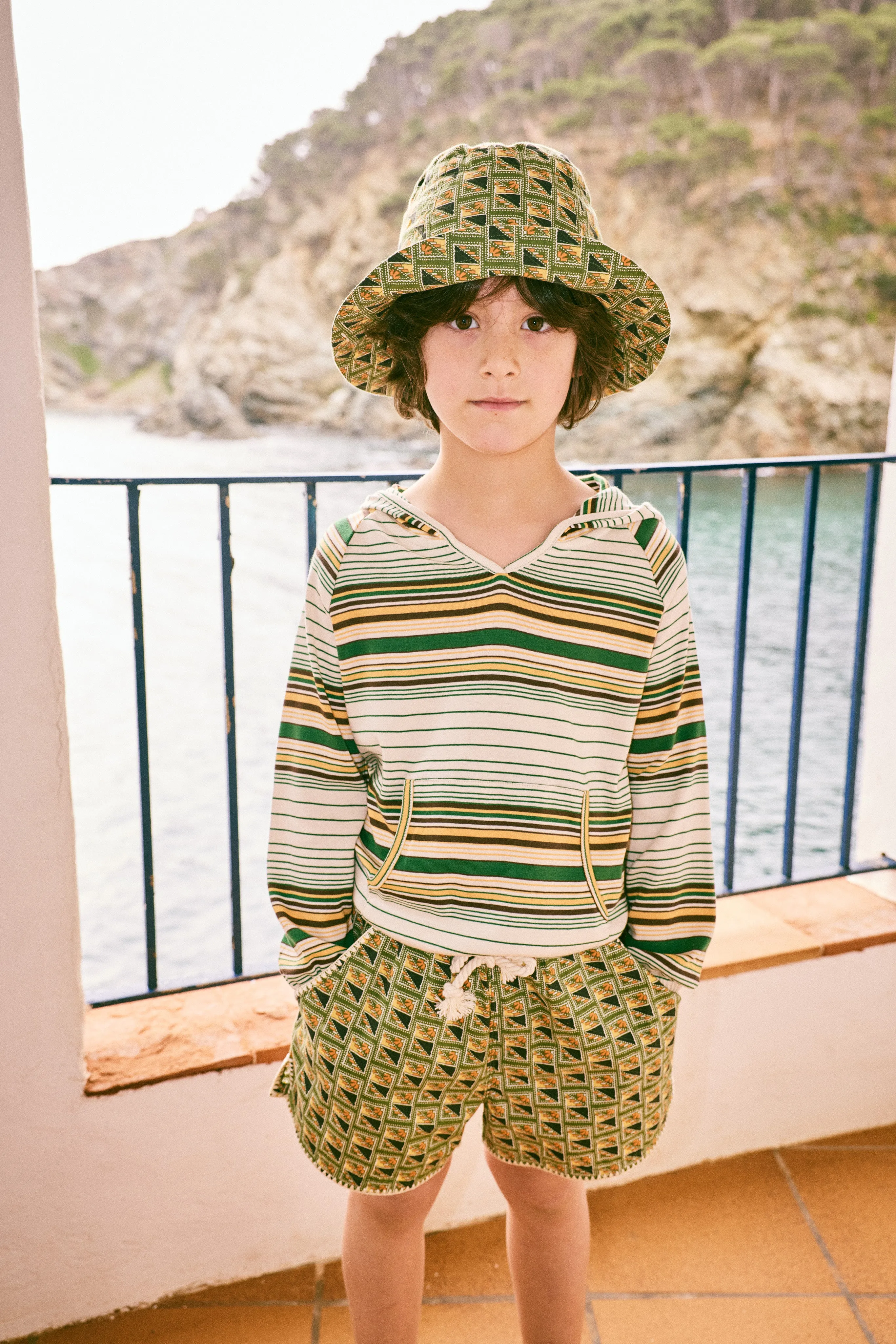 Hoodie, Lawn Patio Stripe