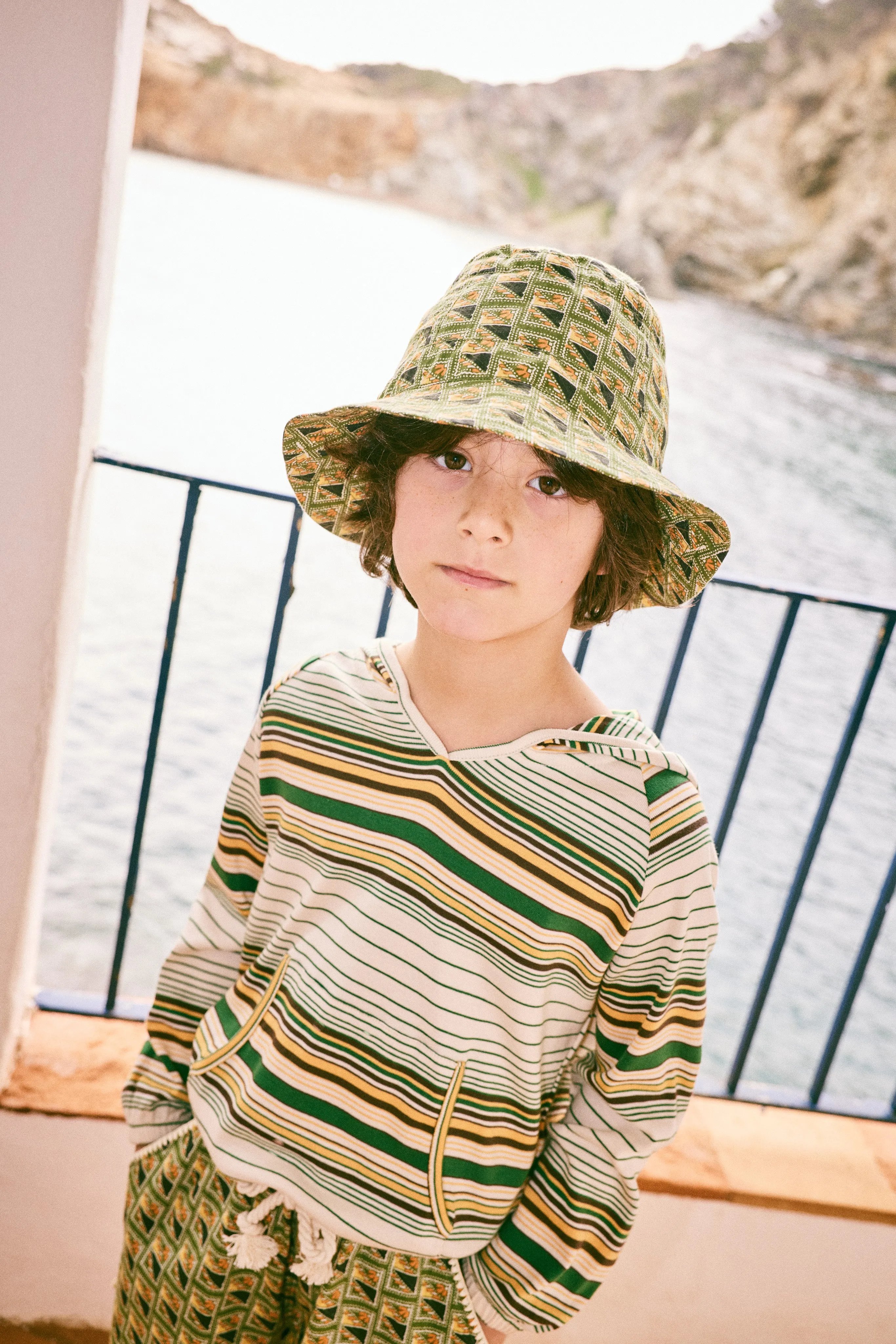 Hoodie, Lawn Patio Stripe