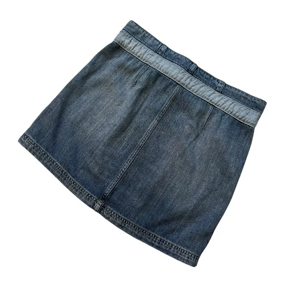 Hudson Belted Cinched Waist Fashion DenimMini Skirt Size 25