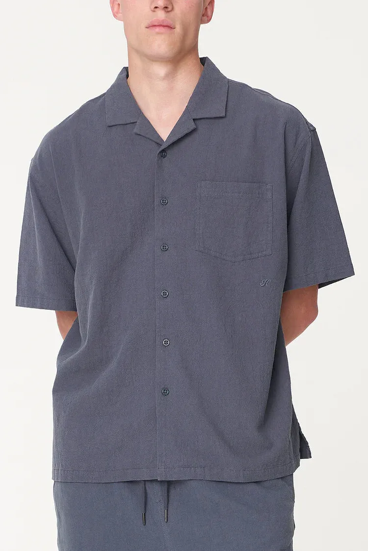HUFFER CABANA BOX SHIRT GRANITE