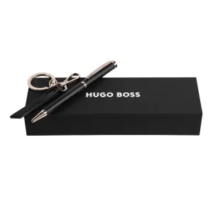 HUGO BOSS HPBK311A-Set HUGO BOSS Black (ballpoint pen & key ring)