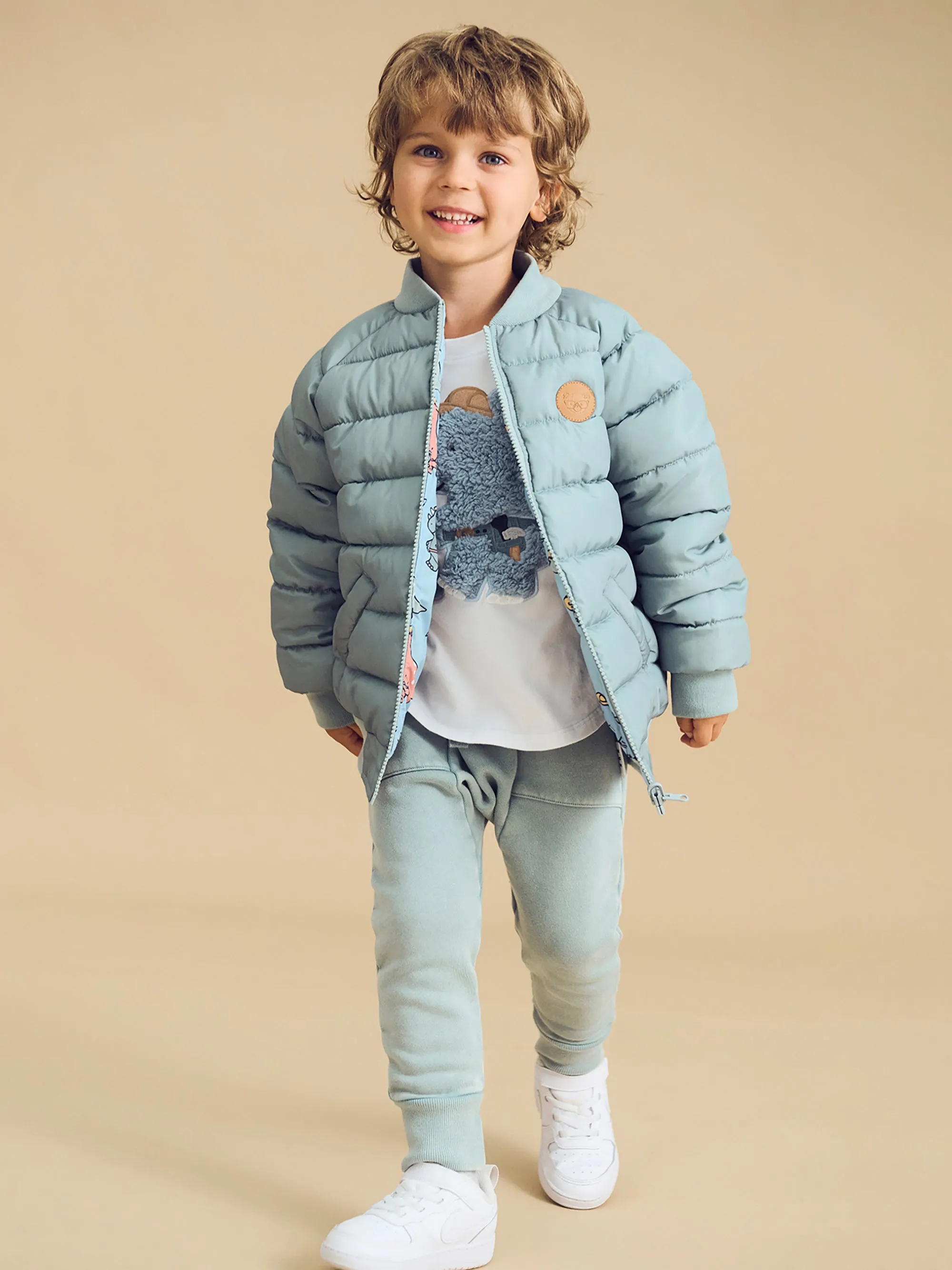 Huxbaby Drop Crotch Pant Washed Jalapeno