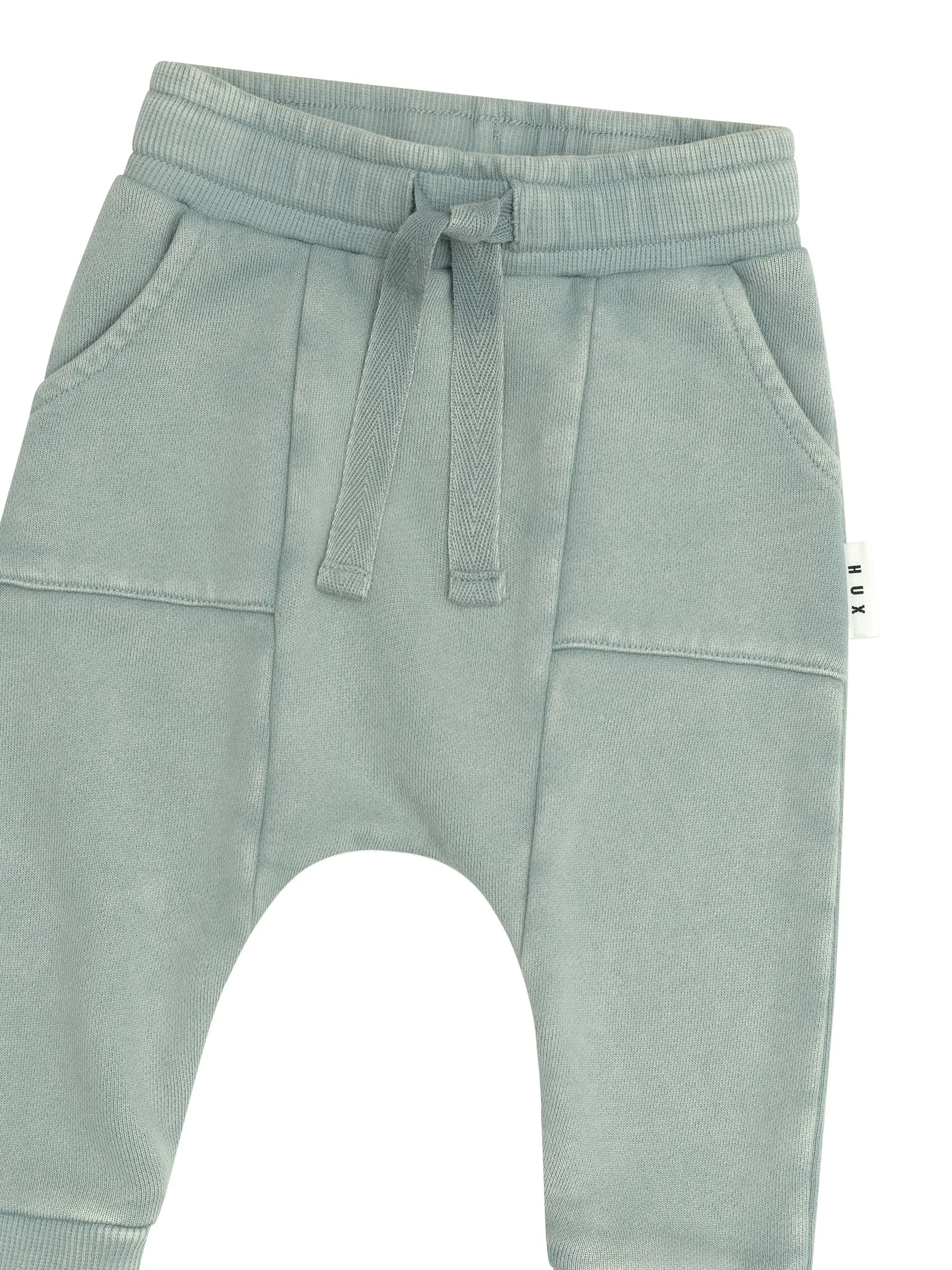 Huxbaby Drop Crotch Pant Washed Jalapeno