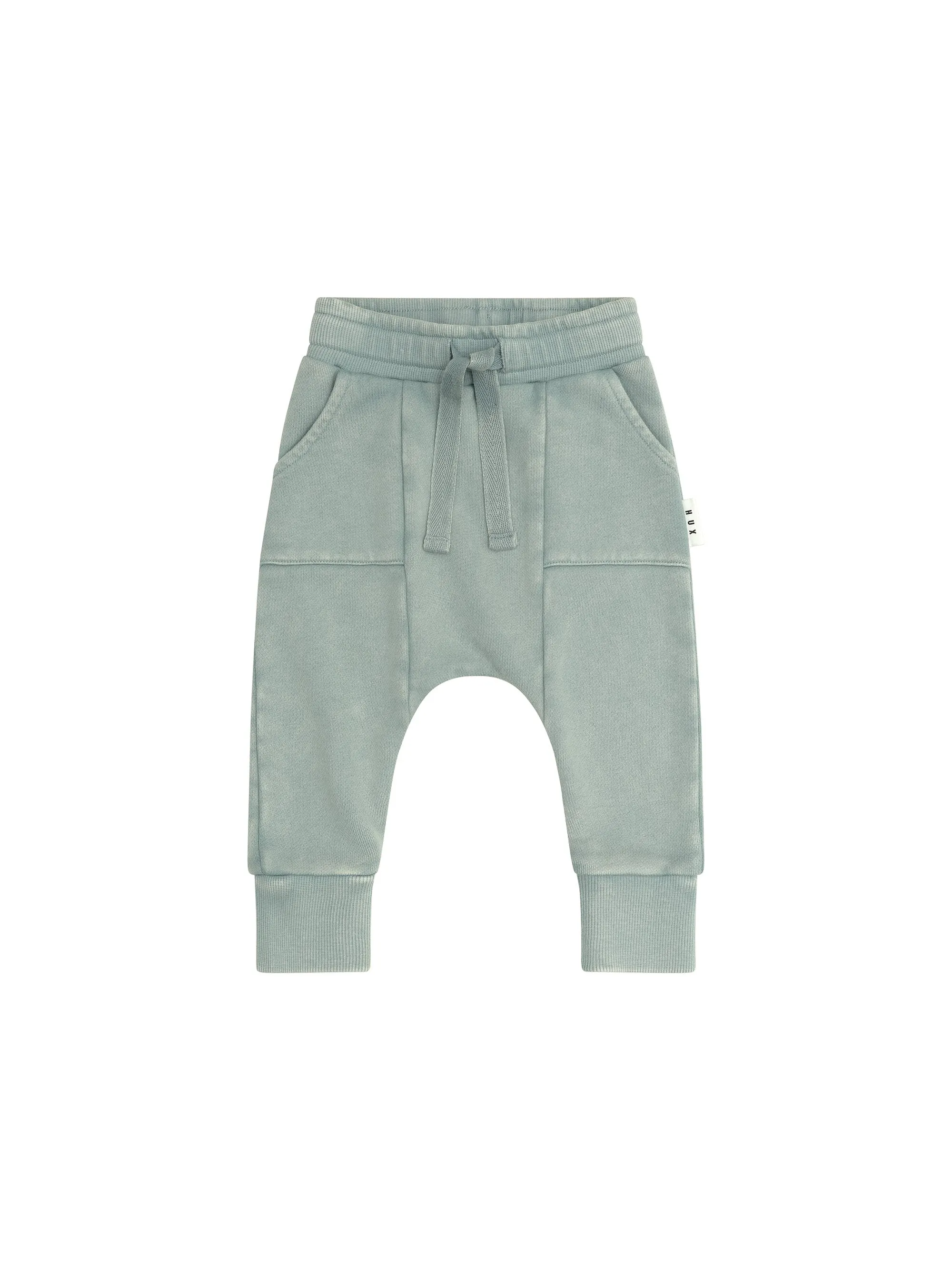Huxbaby Drop Crotch Pant Washed Jalapeno