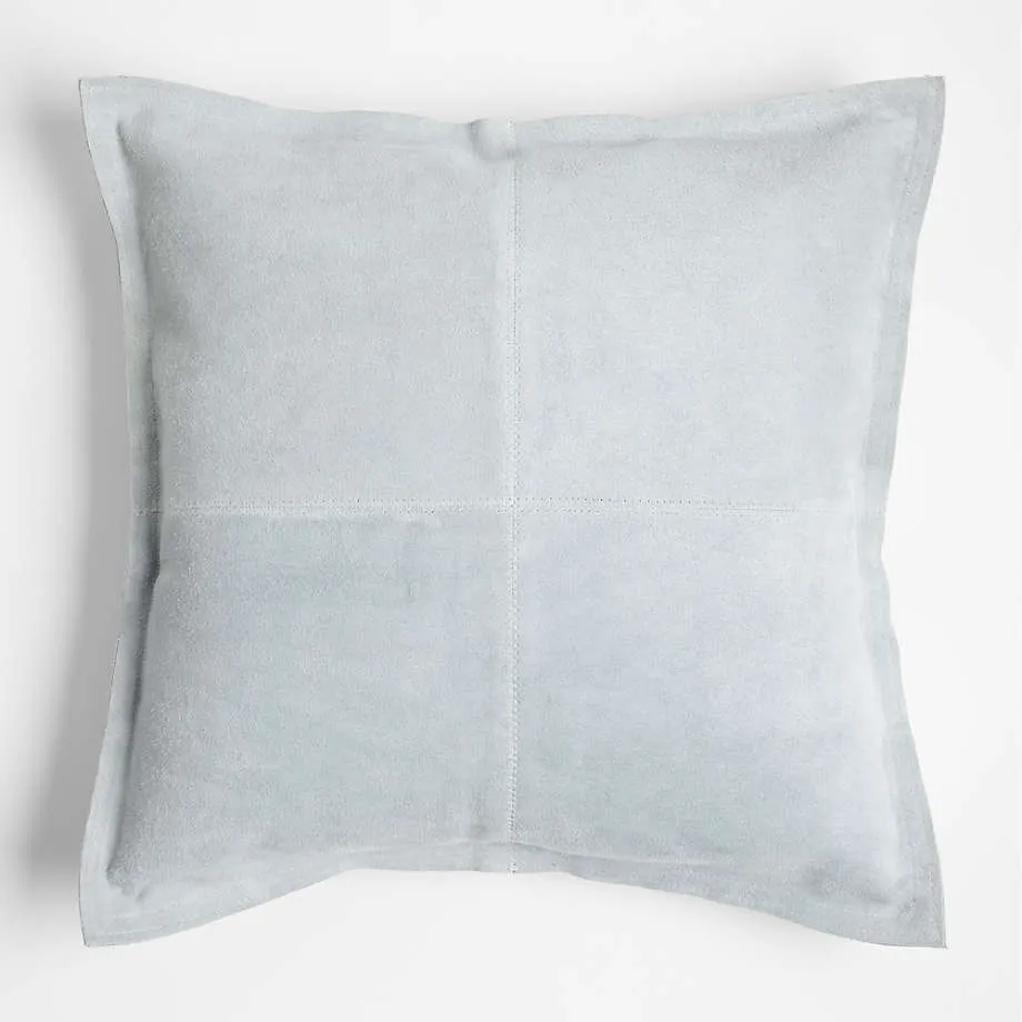 Hyde Pieced Suede Throw Pillow Cover